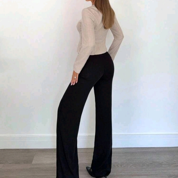 Women's Metal Sun Decor Single-Breasted Fashion Blazer Jacket - Picture 2 of 4